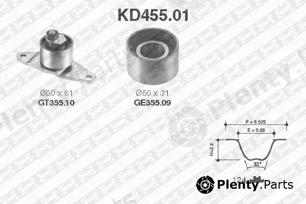 SNR KD455.01 — Timing Belt Kit