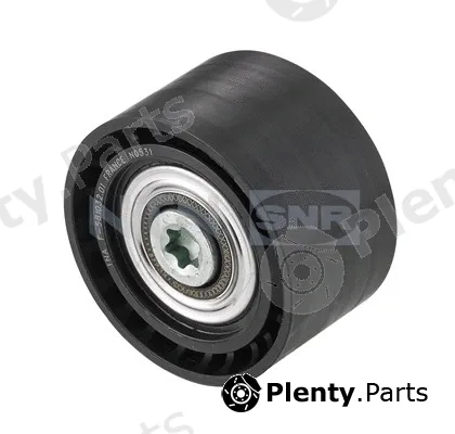 SNR GA350.100 — Deflection/Guide Pulley, V-ribbed belt