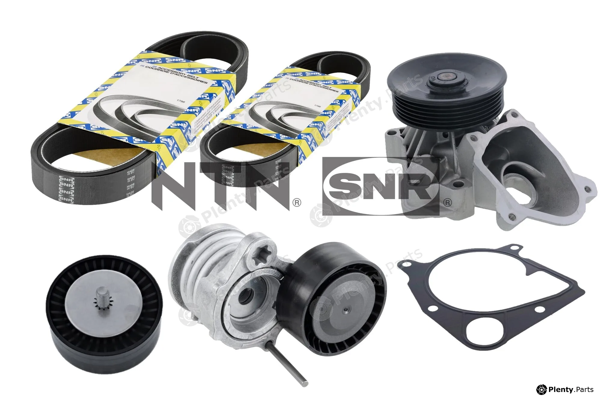 SNR KAP850.060 — Water Pump + V-Ribbed Belt Kit