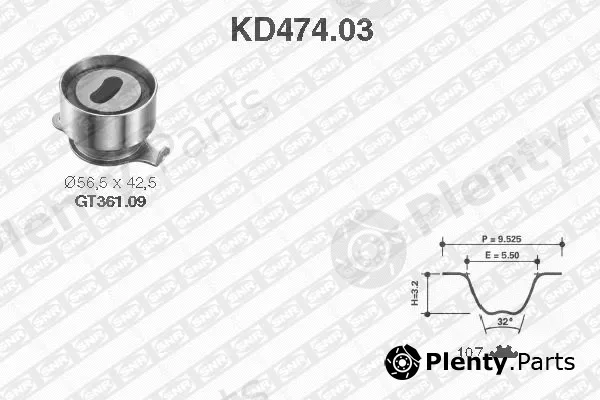 SNR KD474.03 — Timing Belt Kit