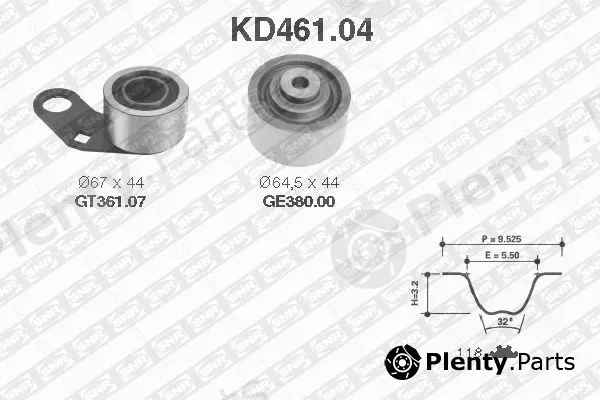 SNR KD461.04 — Timing Belt Kit