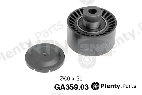 SNR GA359.03 — Deflection/Guide Pulley, V-ribbed belt