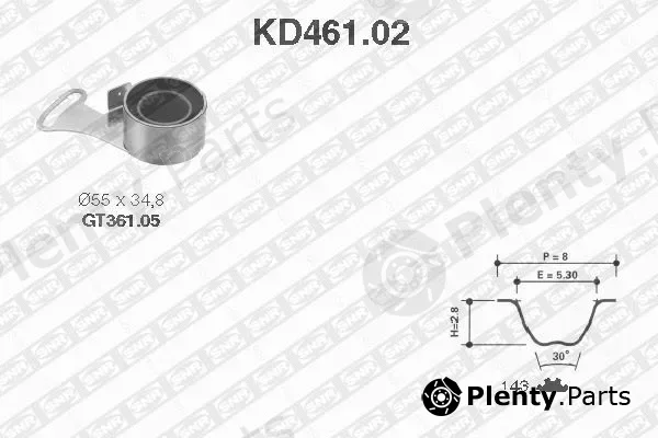 SNR KD461.02 — Timing Belt Kit