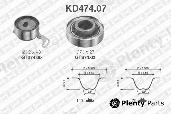 SNR KD474.07 — Timing Belt Kit