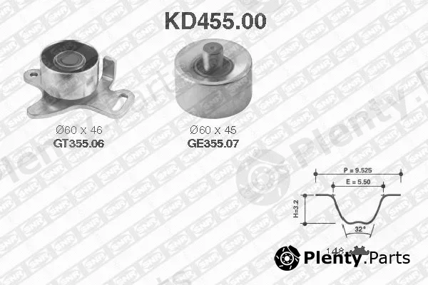 SNR KD455.00 — Timing Belt Kit
