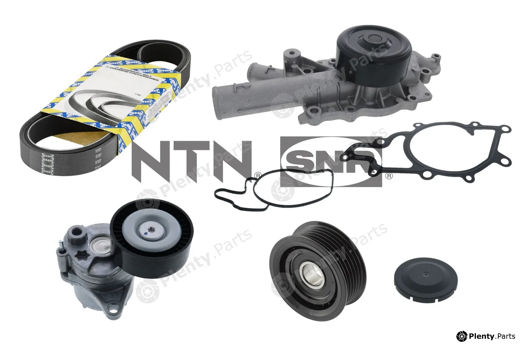 SNR KAP851.011 — Water Pump + V-Ribbed Belt Kit