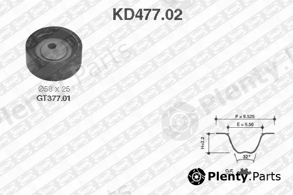 SNR KD477.02 — Timing Belt Kit
