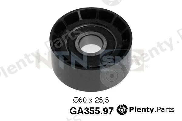 SNR GA355.97 — Deflection/Guide Pulley, V-ribbed belt