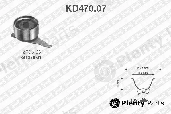 SNR KD470.07 — Timing Belt Kit