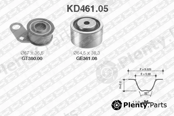 SNR KD461.05 — Timing Belt Kit