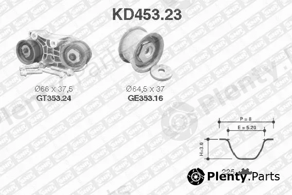 SNR KD453.23 — Timing Belt Kit