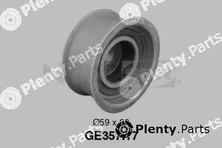 SNR GE357.17 — Deflection/Guide Pulley, timing belt