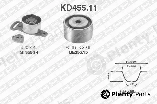 SNR KD455.11 — Timing Belt Kit