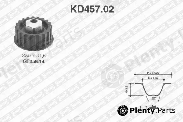 SNR KD457.02 — Timing Belt Kit