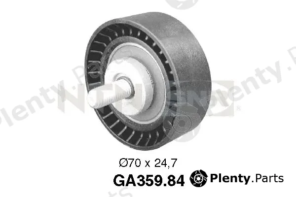 SNR GA359.84 — Deflection/Guide Pulley, V-ribbed belt