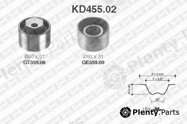 SNR KD455.02 — Timing Belt Kit