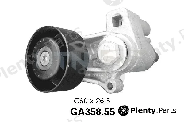 SNR GA358.55 — Tensioner Pulley, V-ribbed belt