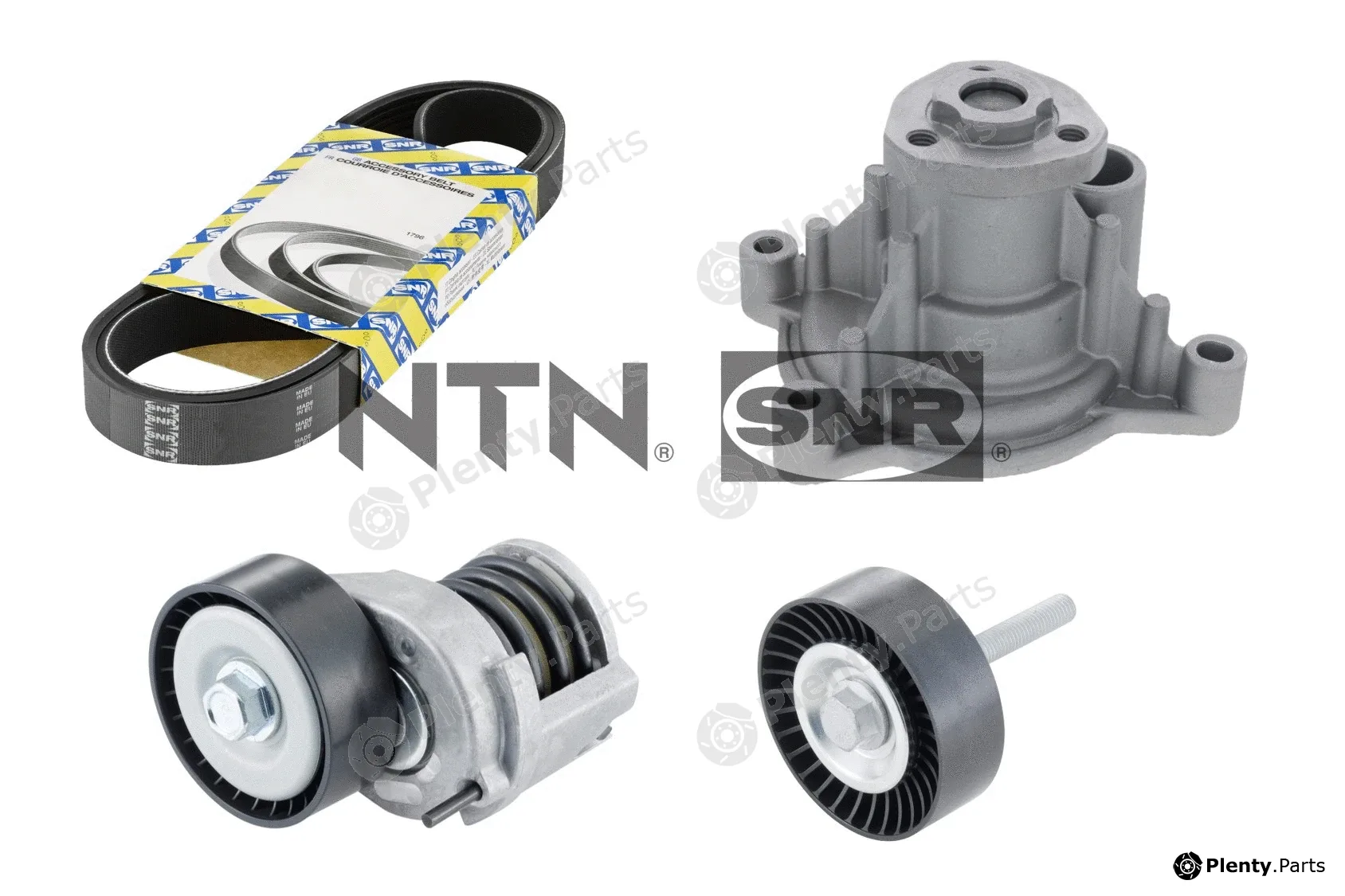 SNR KAP857.141 — Water Pump + V-Ribbed Belt Kit