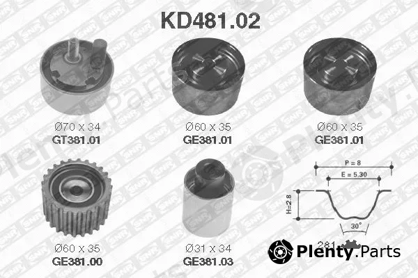 SNR KD481.02 — Timing Belt Kit