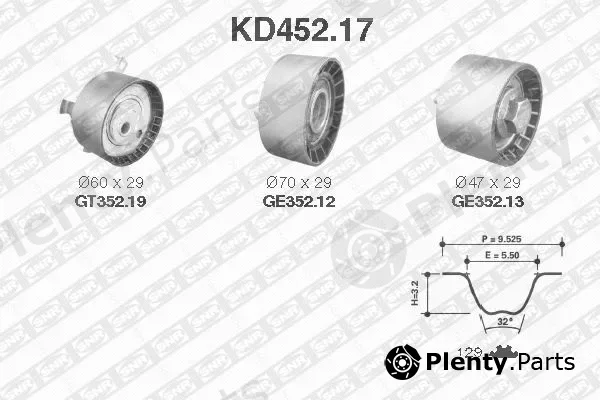 SNR KD452.17 — Timing Belt Kit