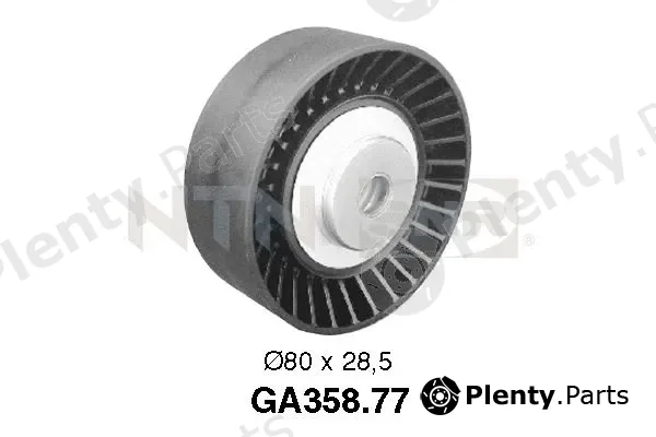 SNR GA358.77 — Deflection/Guide Pulley, V-ribbed belt