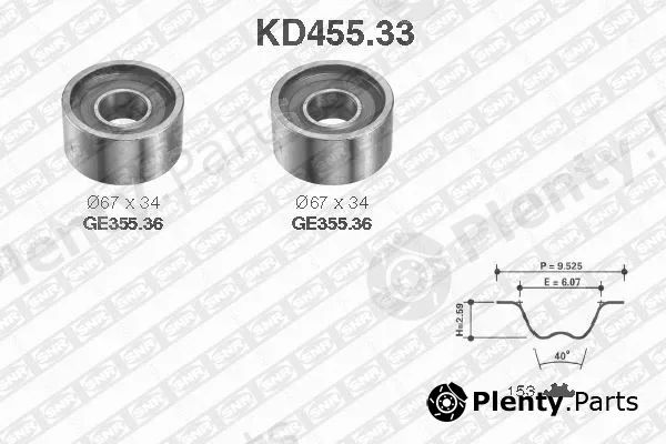SNR KD455.33 — Timing Belt Kit