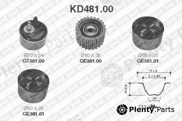 SNR KD481.00 — Timing Belt Kit