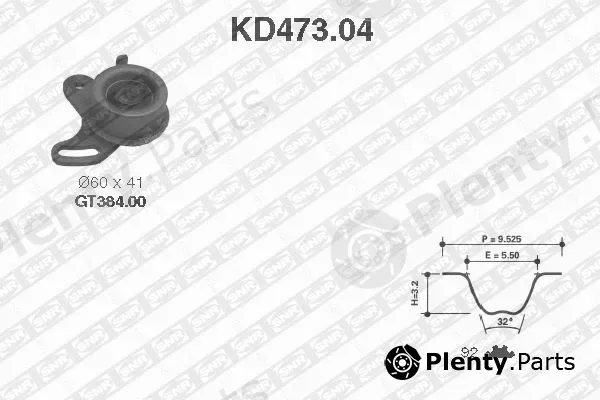SNR KD473.04 — Timing Belt Kit