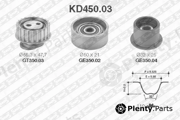 SNR KD450.03 — Timing Belt Kit
