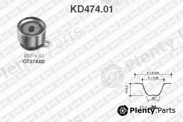 SNR KD474.01 — Timing Belt Kit