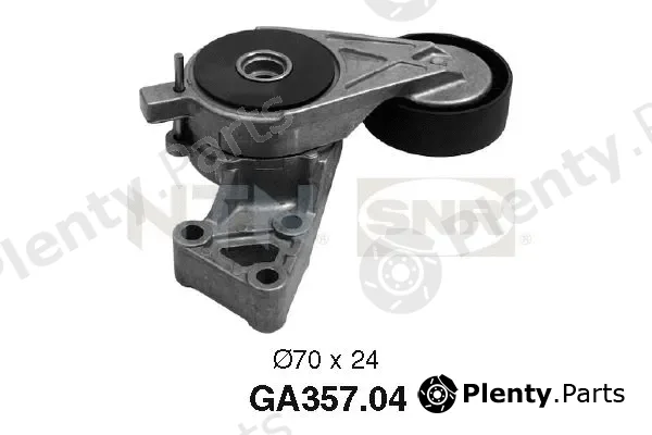 SNR GA357.04 — Tensioner Pulley, V-ribbed belt