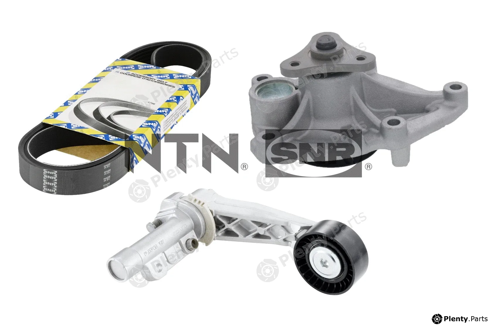 SNR KAP859.400 — Water Pump + V-Ribbed Belt Kit