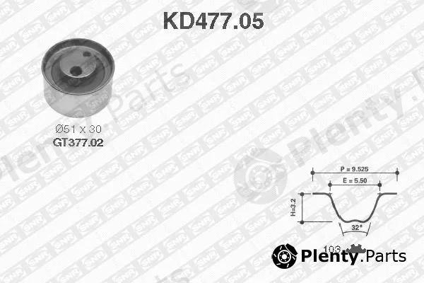 SNR KD477.05 — Timing Belt Kit