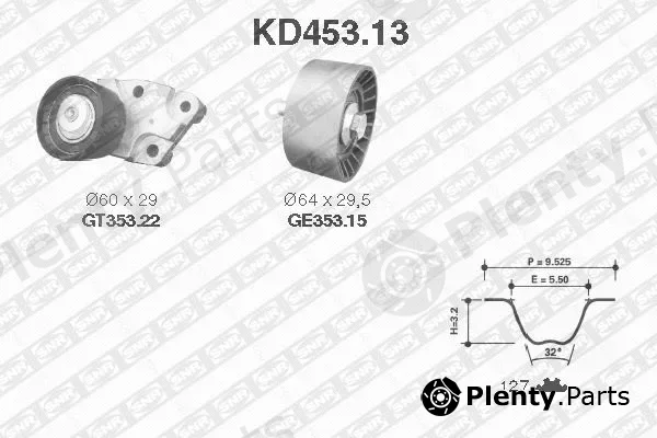SNR KD453.13 — Timing Belt Kit