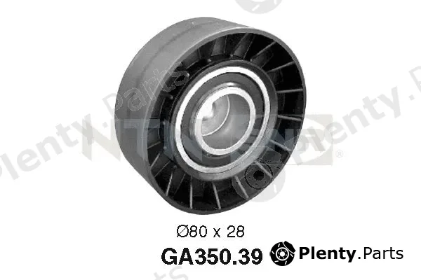 SNR GA350.39 — Deflection/Guide Pulley, V-ribbed belt