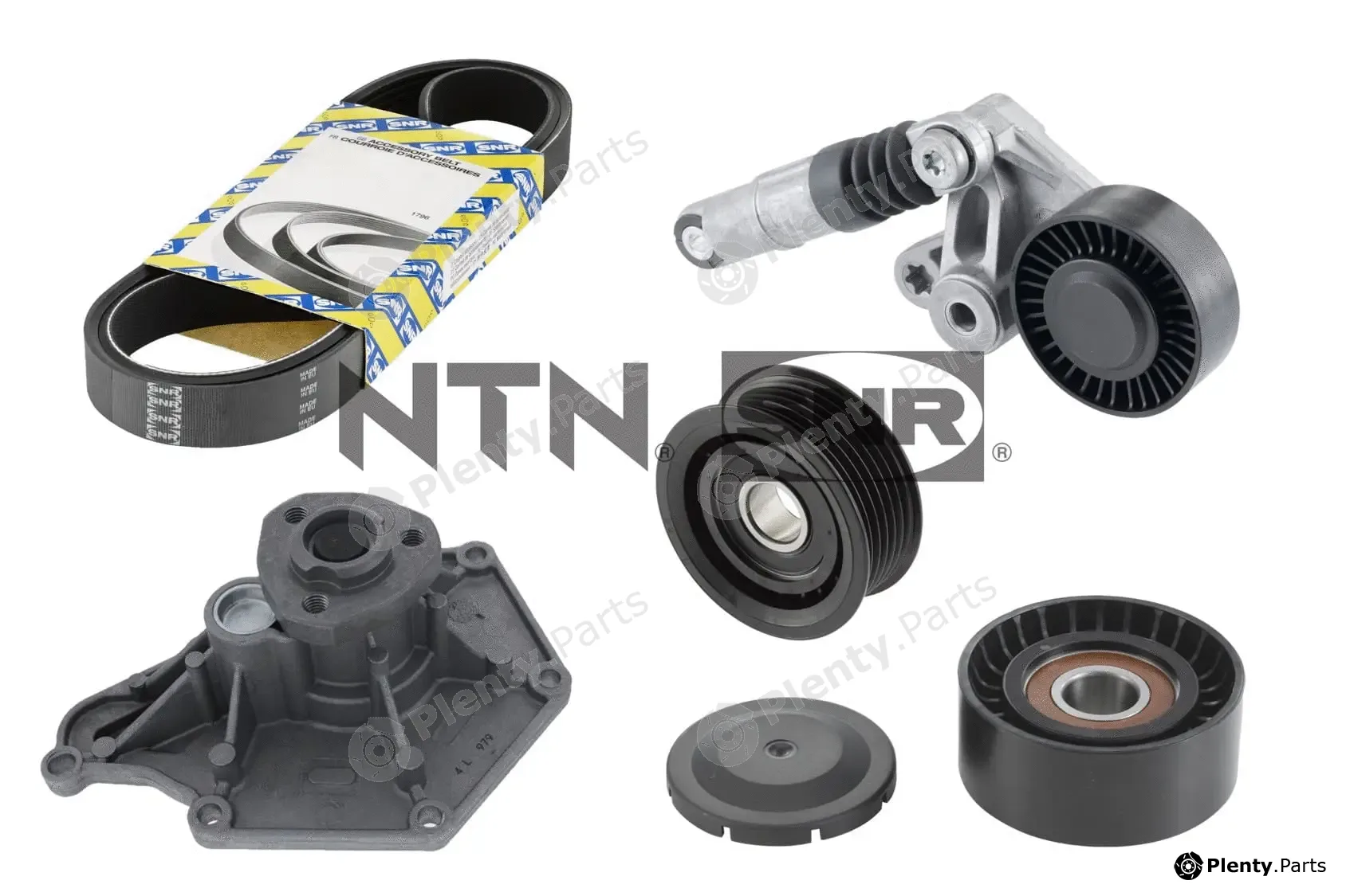 SNR KAP857.510 — Water Pump + V-Ribbed Belt Kit