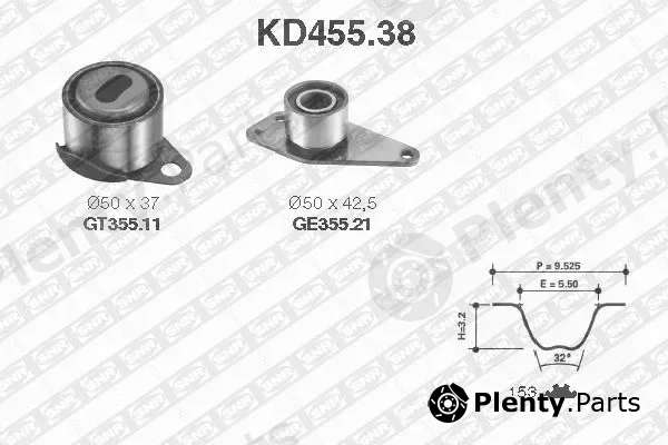 SNR KD455.38 — Timing Belt Kit