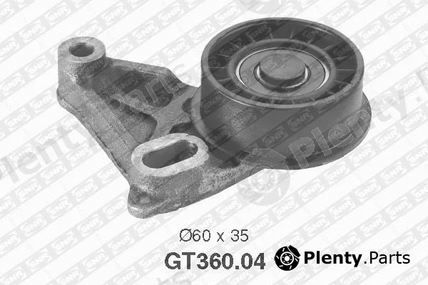 SNR GT360.04 — Tensioner Pulley, timing belt