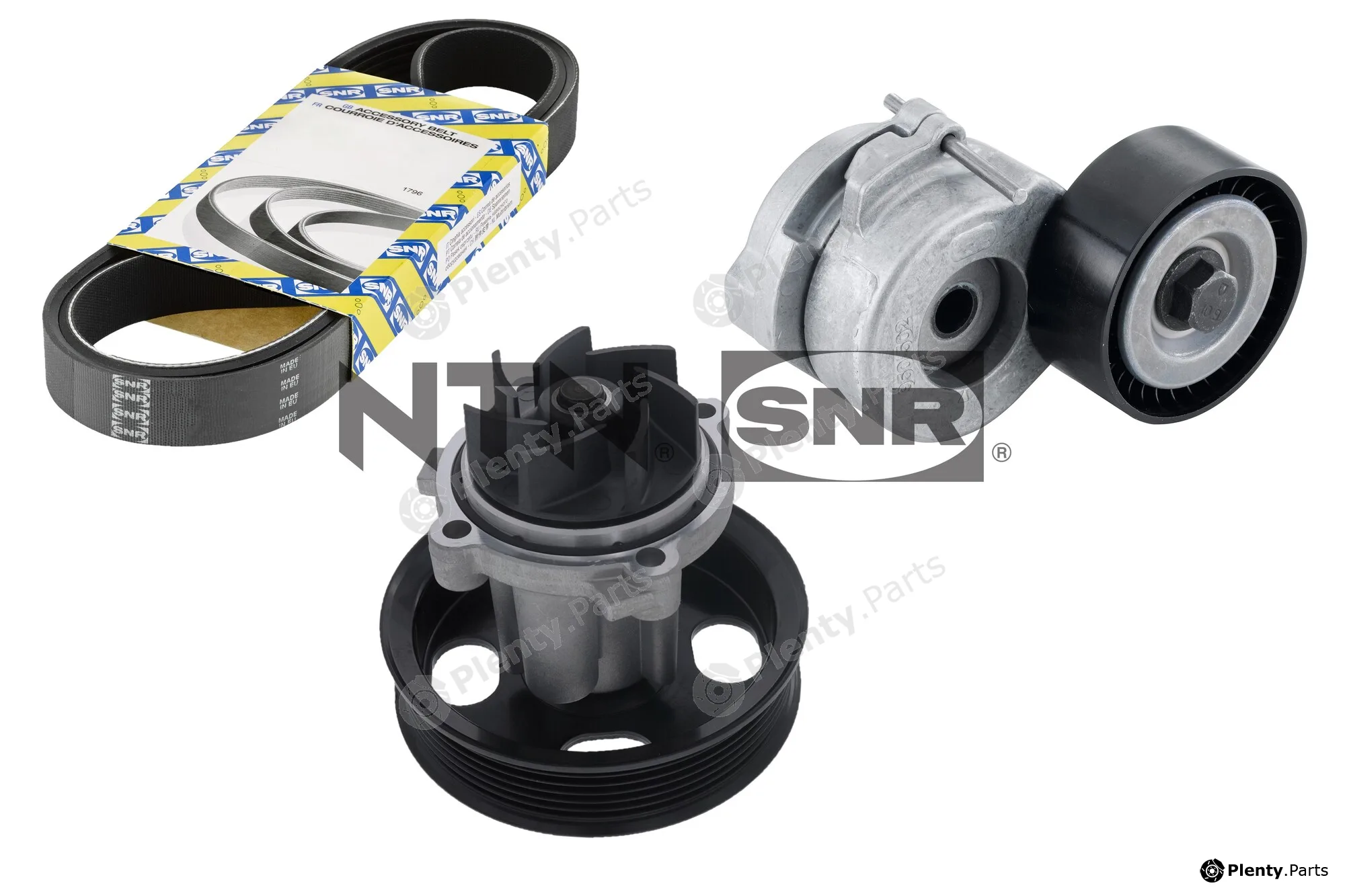 SNR KAP853.110 — Water Pump + V-Ribbed Belt Kit