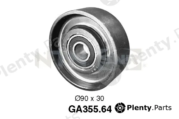 SNR GA355.64 — Deflection/Guide Pulley, V-ribbed belt