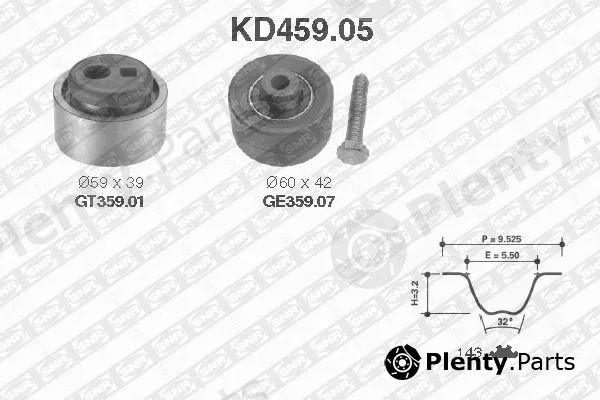 SNR KD459.05 — Timing Belt Kit
