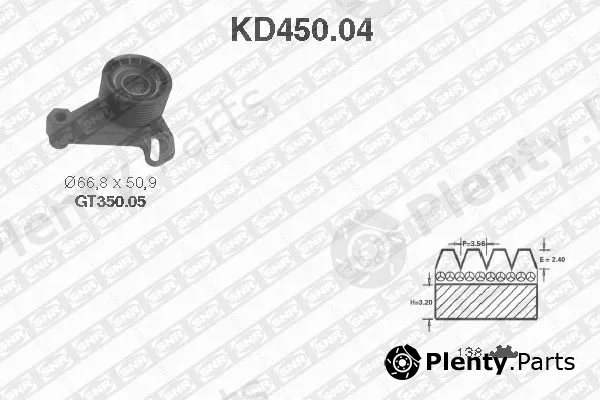 SNR KD450.04 — Timing Belt Kit