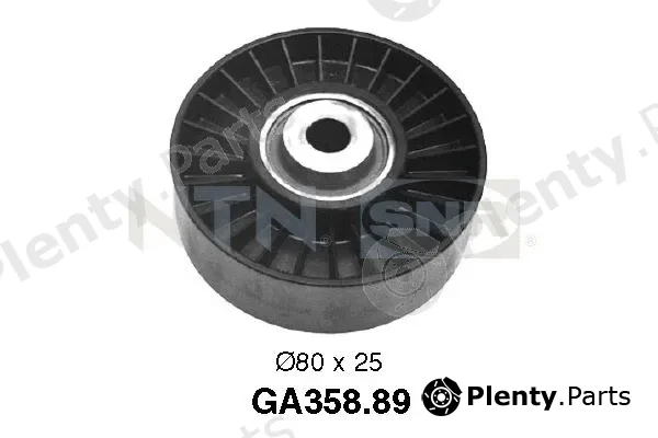 SNR GA358.89 — Deflection/Guide Pulley, V-ribbed belt