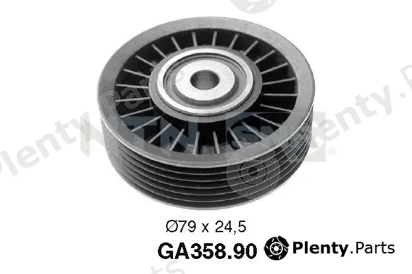 SNR GA358.90 — Deflection/Guide Pulley, V-ribbed belt