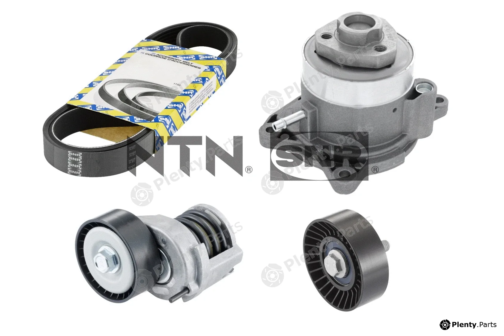 SNR KAP857.500 — Water Pump + V-Ribbed Belt Kit