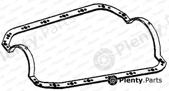 Payen JH5208 — Gasket, oil sump