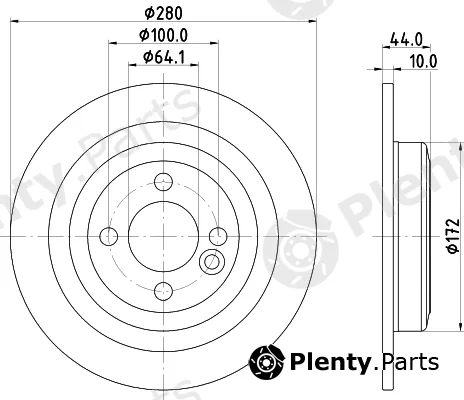 Pagid 55340 — Brake Disc