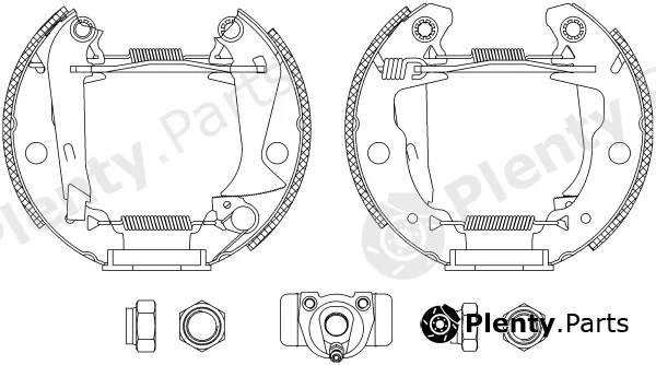 Pagid R0070 — Brake Shoe Set Shoe Kit Pro