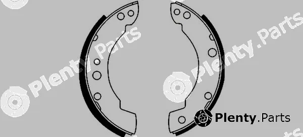 Pagid H8000 — Brake Shoe Set