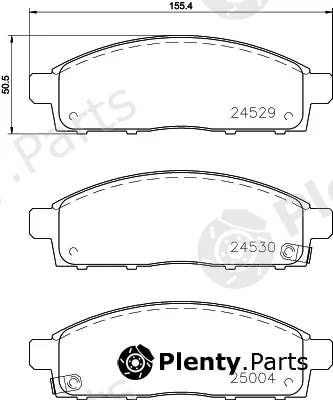 Pagid T1688 — Brake Pad Set, disc brake